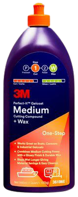 3M-3M 36106 Perfect-It Medium Cutting Compound and Wax